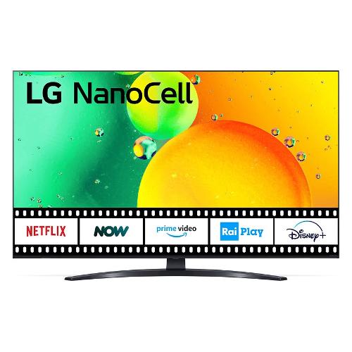 Lg Tv 50" ( LED ) WebOS SERIE NANO76 Smart TV UHD Black 50NANO766QA API