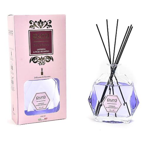 Mercury Profumatore a sticks (700ml) Lavanda e Fiori selvatici PURA GOLD&COLORS 55990