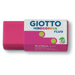 Gomma cancellare Mini Fluo 5 pz GIOTTO Colori assortiti F025200