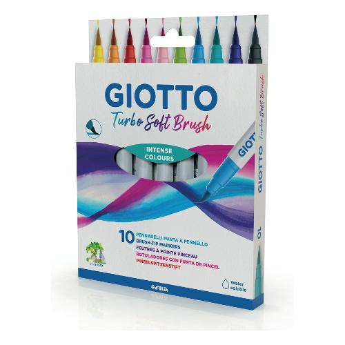 Giotto pennarelli tubo glitter pastel 8pz