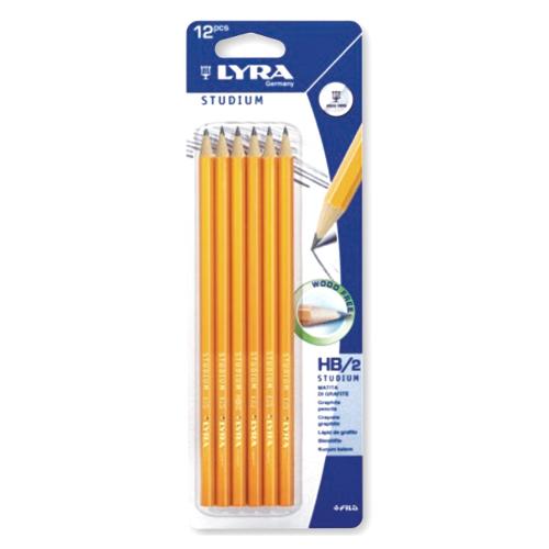 Lyra Set matite grafite gradazione HB sezione esagonale 12 pz STUDIUM L1278001