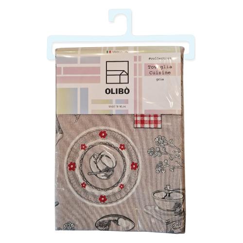 Olibò Tovaglia CUSINE Grigio (240x140cm) 900004 CG