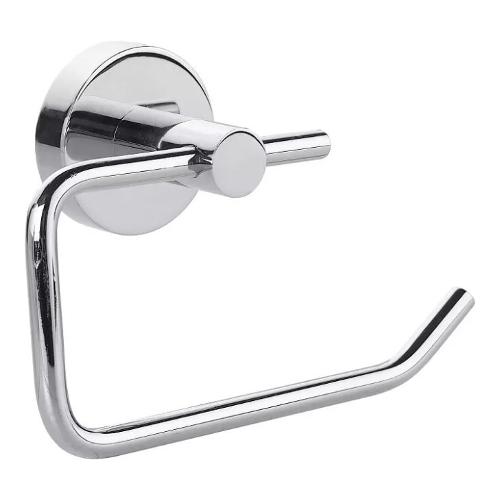 Tesa Porta rotolo WC parete SMOOZ Cromo lucido (14x5x10 cm) 40314 00001 00