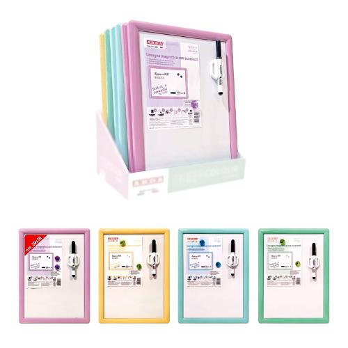 Arda Lavagnetta magnetica cancellabile KEEPCOLOUR Pastel Assortito (29x39 cm) 974P