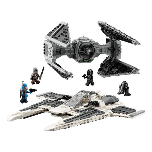 LEGO Fang Fighter mandaloriano vs TIE Interceptor ( 957 pz ) STAR WARS 75348
