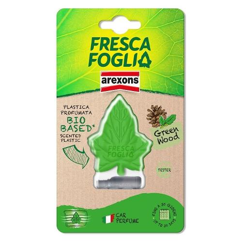 Arexons Profumatore auto bocchette ventilazione Green Wood FRESCA FOGLIA Verde 1878