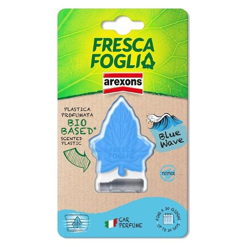 Profumatore auto bocchette ventilazione FRESCA FOGLIA Azzurro 1877