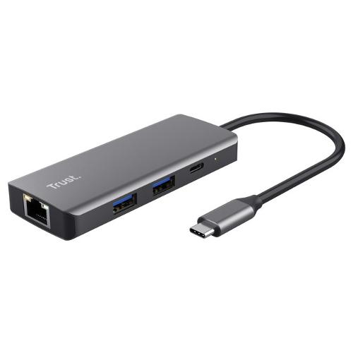 Trust HUB 6 in 1 DALYX USB C Grey 24968
