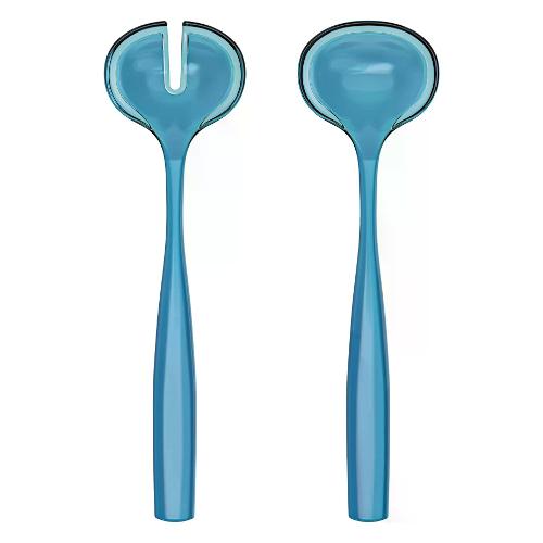 Guzzini Set posate insalata 2 pz Plastica (28cm) DOLCEVITA Turchese 29730148