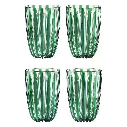 Set bicchieri Acqua 4pz DOLCEVITA Smeraldo 9 x 12,8 cm 470ml