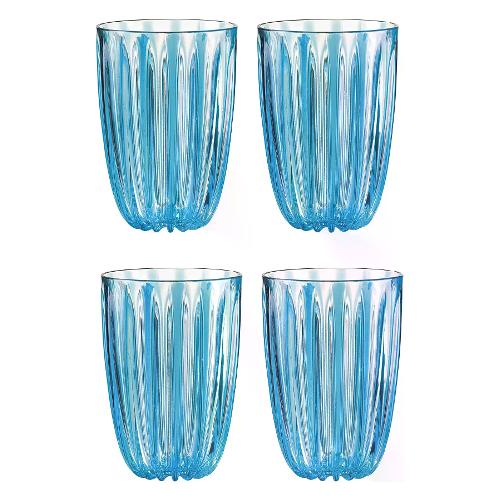 Set bicchieri Acqua 4pz DOLCEVITA Turchese 9 x 12,8 cm 470ml 12390048