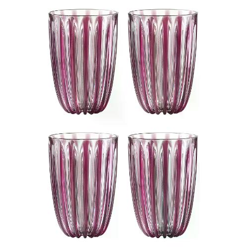 Guzzini Set bicchieri Acqua 4 pz (470ml) DOLCEVITA Ametista 12390077