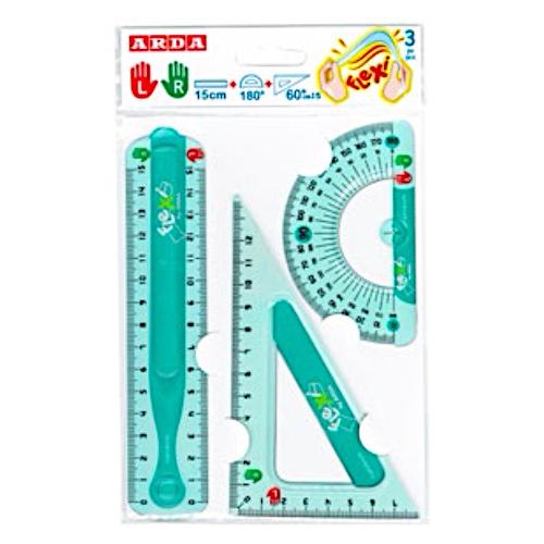 Arda Set disegno tecnico Mini Geometry 3 Pz FLEXY assortito 131
