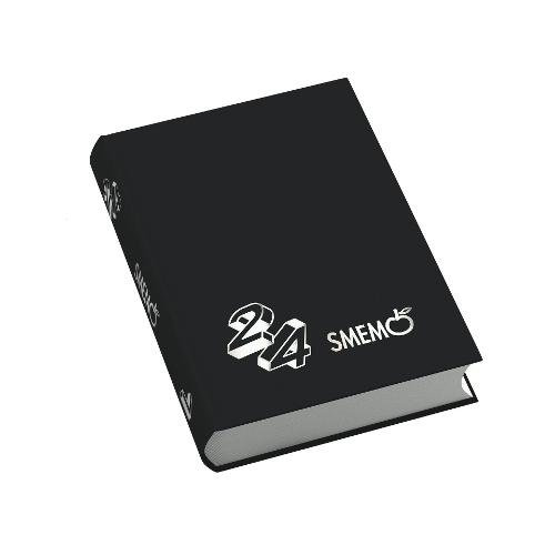 Smemoranda Diario scolastico Standard 2023/24 16m Set-Dic Nero MES401000