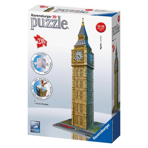 Ravensburger Puzzle 216 pz Big Ben 8a+ 3D 12554