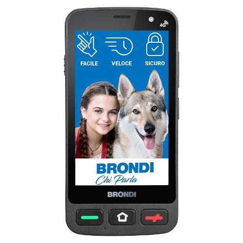 Brondi Smartphone 4" AMICO SMARTPHONE Pocket 4G Lte Nero ( 16GB Ram 2GB 1400mAh )