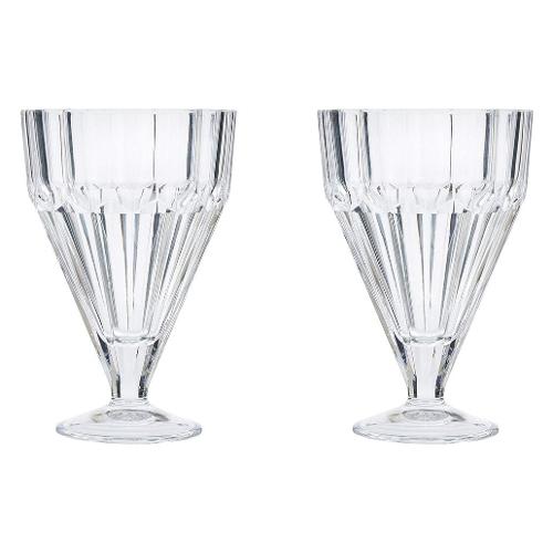 Pasabahce Set coppette Vetro 2 pz (430ml) Gelato PLEATS Trasparente 68136