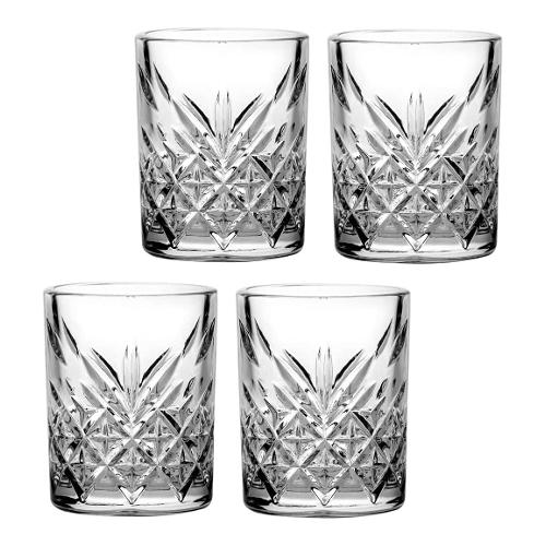 Set bicchieri Liquore 4pz TIMELESS Trasparente 4,8 x 6,1 cm 62ml
