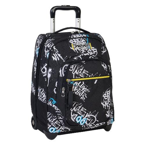 Seven Zaino trolley ABSTRACT GRAFFITI BOY - 35 L Jet black 200102372 899