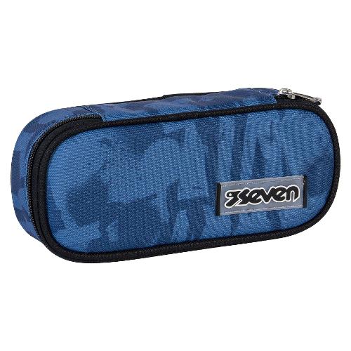 Astuccio vuoto Round con portapenne ISCHOOLPACK Blue deep 300102388