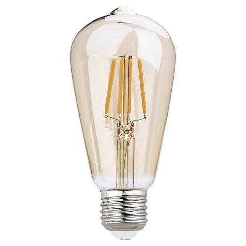 G.E.A. Luce Lampadina led pera E27 (8W) , luce calda GLA254V