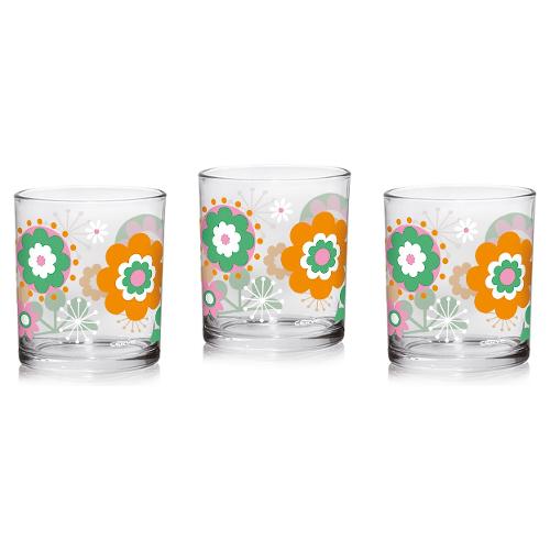 Cerve Set bicchieri Acqua 3 pz Vetro (220ml) VOGUE Multicolor 709542