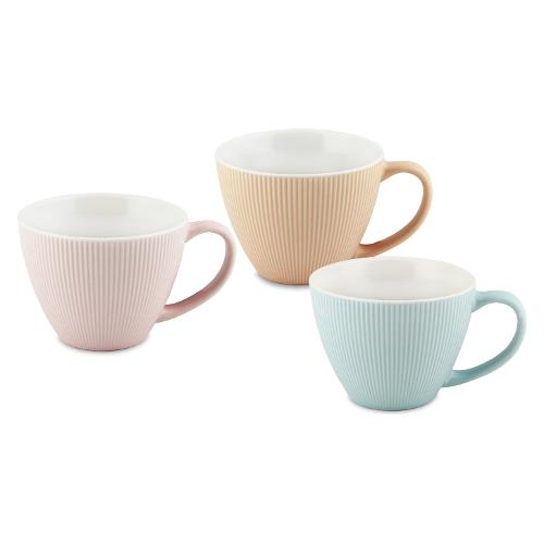 Cpo Tazza (380ml) da colazione RIGHE Assortito 500203