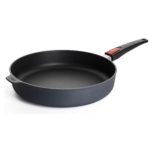 Woll Padella Antiaderente alta con manico removibile (32cm) DIAMOND LITE Grigio ghisa WLL1732DPI