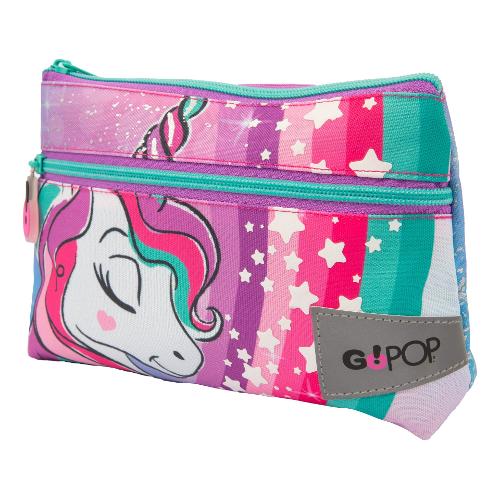 Astuccio vuoto Doppio scomparto GOPOP Unicorn Multicolor GG9Q4110