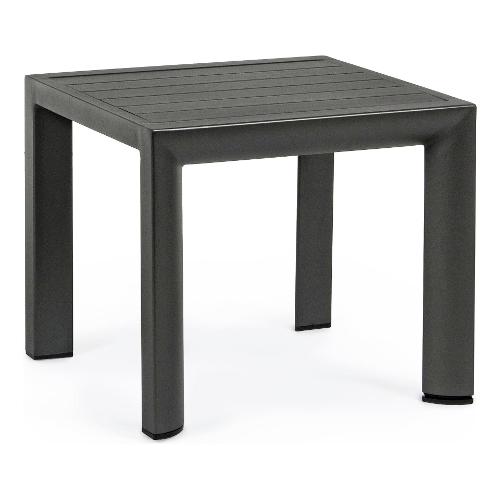 Bizzotto Tavolino da esterno alluminio CRUISE Gk52 Antracite (40x40x35cm) 0662303