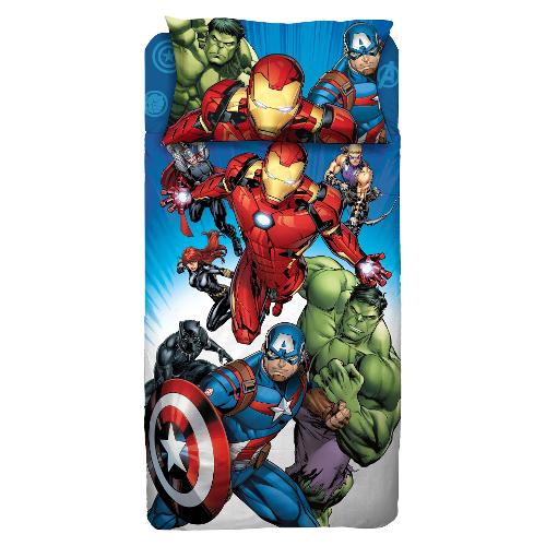 Hermet Completo letto una piazza cotone AVENGERS 6340 673 AV01