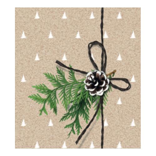 Pap Star Set tovaglioli monouso 20pz 3 Veli Simply natural CHRISTMAS 89362