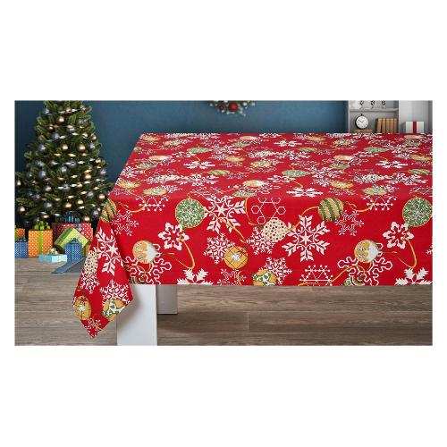 Vingi Tovaglia Natale ARMONY Decoration Red (240x140cm) P4915