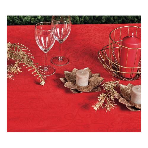 Vingi Tovaglia Natale LUDOVICA XMAS Red (180x140cm) P682
