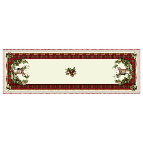 Vingi Tovaglia runner Natale SAINT MORITZ (140x45cm) P4544
