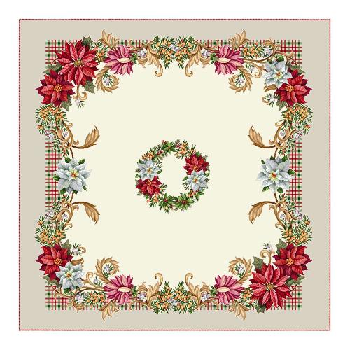 Vingi Tovaglia centro Natale STELLA (93x93cm) P4460
