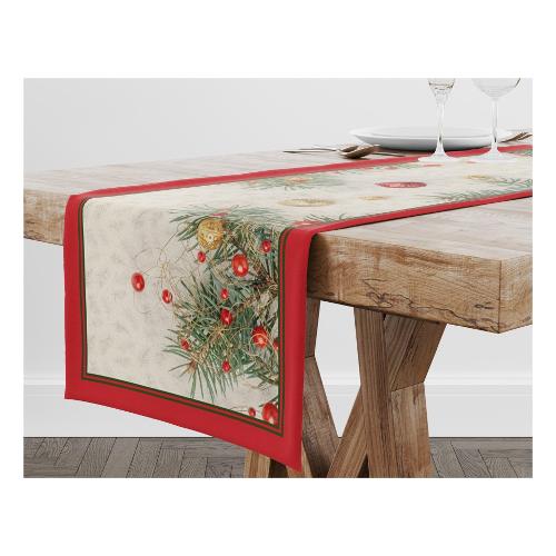 Vingi Tovaglia runner Natale TIFFANY 06 (140x45cm) P6178