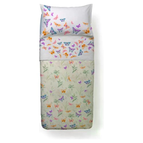 Happidea Completo letto una piazza raso di cotone CHO 0113 08E