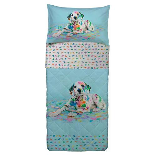 Happidea Completo letto una piazza cotone VAN DOG 0166 08E