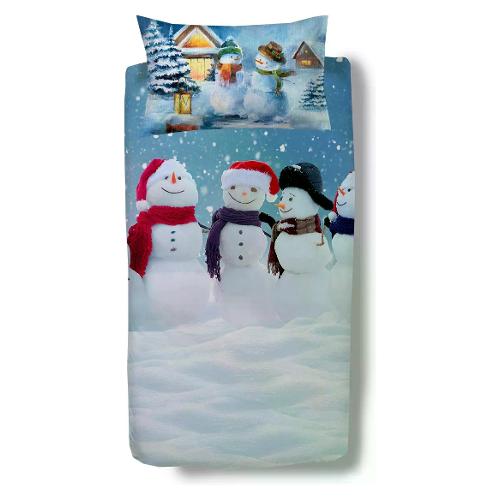 Happidea Parure copripiumino piazza e mezza BRRR 0224 08E