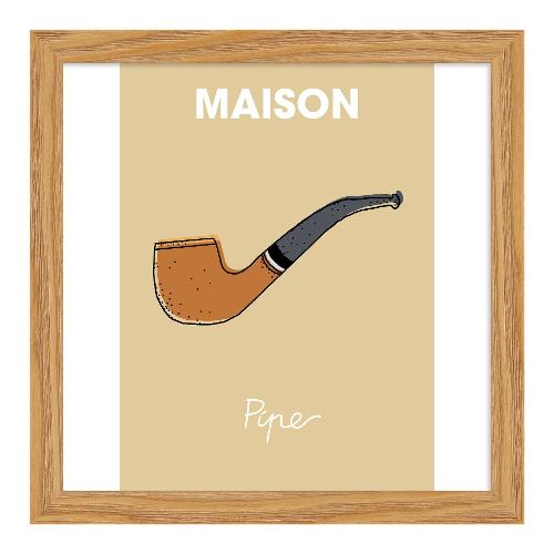 Bubola & Naibo 6340 01 Stampa con cornice (25x25cm) 6340DP002525X