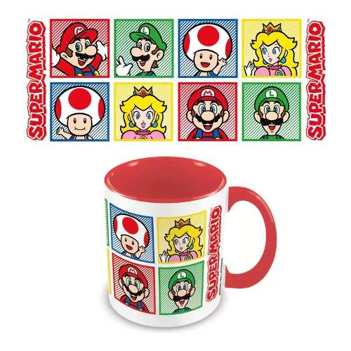 Pyramid International Tazza mug Ceramica (315ml) Face Red Inner SUPER MARIO MGC26884