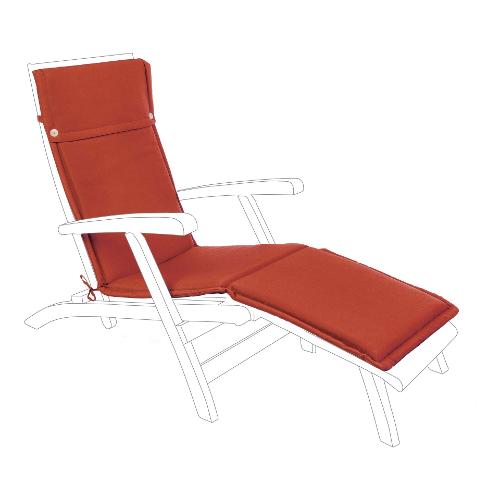 Yes Everyday Cuscino chaise long poliestere POLY180 Rosso arancio Sfoderabile 0806655