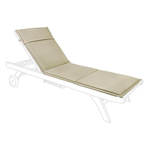 Yes Everyday Cuscino lettino poliestere POLY230 Avana 0806720 (63x190x3cm) Sfoderabile 0806720