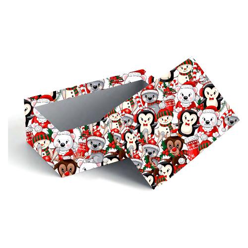 Marpimar Scatola natalizia CHRISTMAS FUNNY Multicolor (33x24x13 cm) SCCNC32