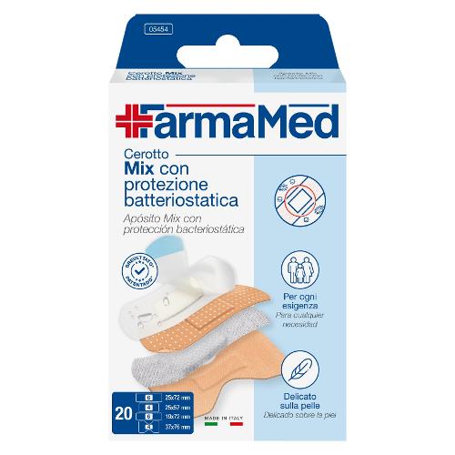 Farmamed Set cerotti Mix 20 pz protezione batteriostatica 5454
