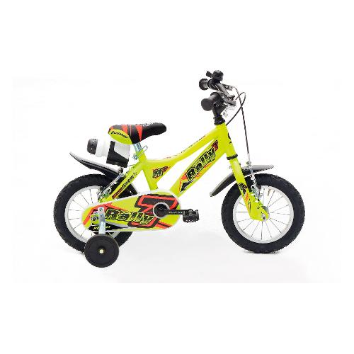 Bicicletta Bambino Alvinnn 12 Pollici - Colore Rosso E Giallo, Con Freni A Caliper