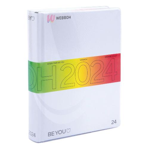 Beyou Diario scolastico medium Easy 16m Set-Dic 2023/24 WEBBOH Bianco BE9T8000