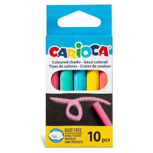 Carioca Set gessetti 10 pz Colori assortiti 43554