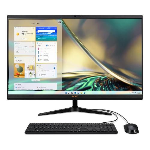 Acer All in one 27" ASPIRE C27 C27 1700 Black DQ BJKET 002 CPU Intel Core i5 Ram 8GB Hd 1TB Scheda grafica Intel Iris Xe